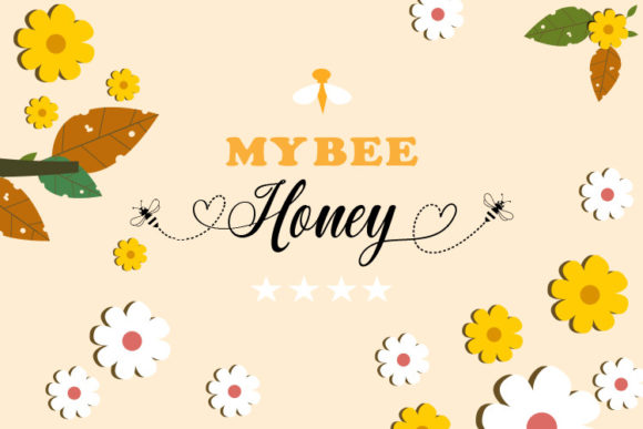 My Bee Honey Font Poster 4