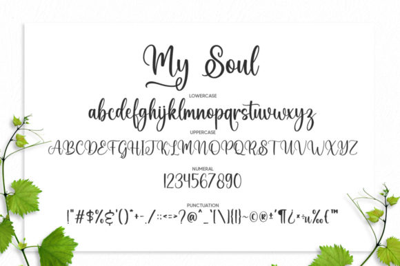 My Soul Font Poster 6