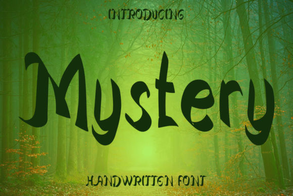 Mystery Font Poster 1