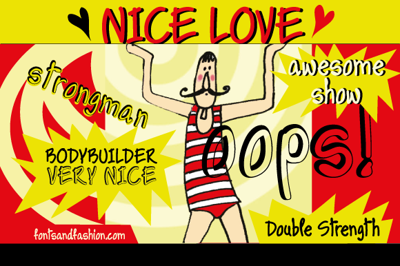 Nice Love Font Poster 2