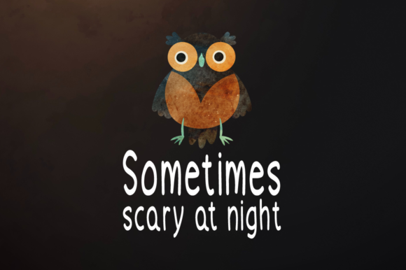 Night Owl Font Poster 2