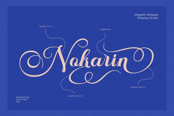 Nokarin Font Poster 4