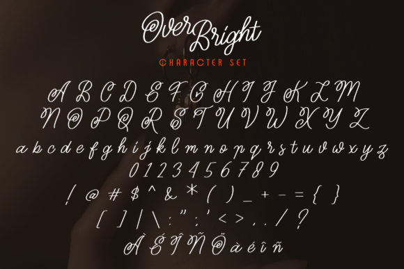 Over Bright Font Poster 5