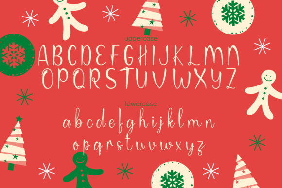 Peaceful Christmas Font Poster 2