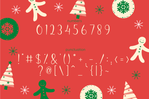 Peaceful Christmas Font Poster 3