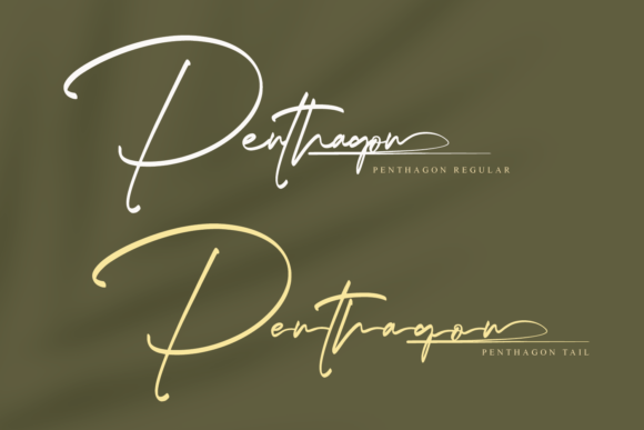 Penthagon Font Poster 2