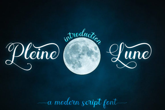 Pleine Lune Font Poster 12