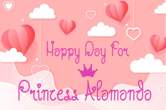 Princess Alamanda Font Poster 4