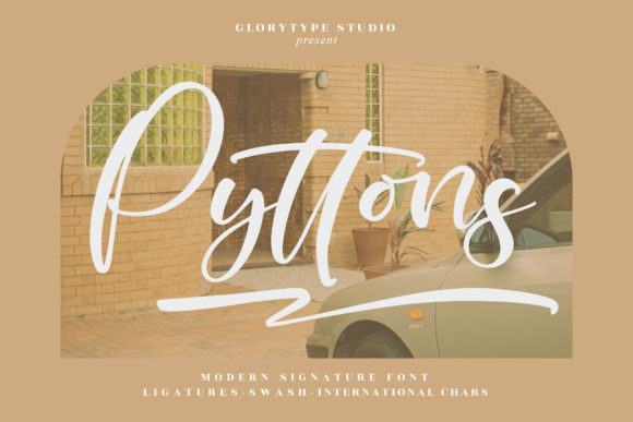 Pyttons Font Poster 1