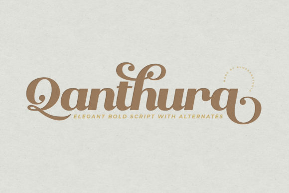 Qanthura Font Poster 1