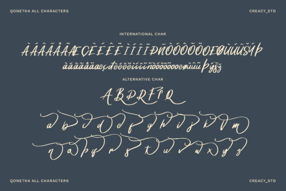 Qonetha Font Poster 8