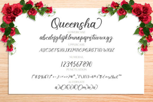 Queensha Font Poster 6