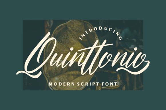 Quinttonio Font Poster 1