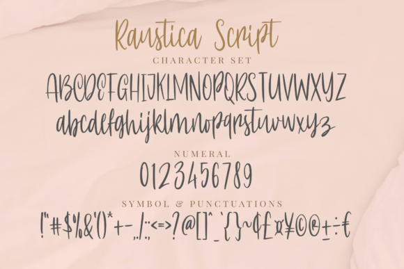 Raustica Font Poster 4