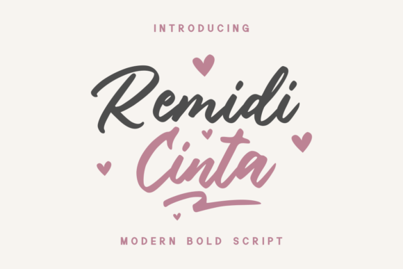 Remidi Cinta Font Poster 1