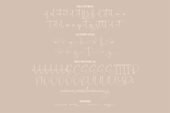 Renathalia Signature Font Poster 14