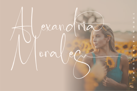 Renathalia Signature Font Poster 10