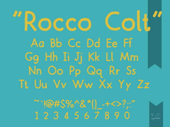 Rocco Colt Font Poster 3