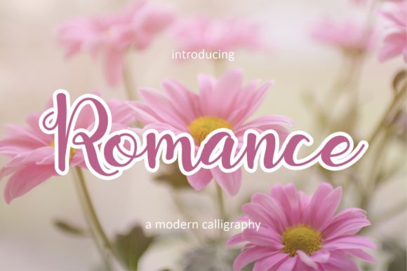 Romance Font Poster 1