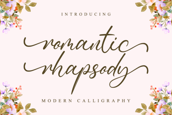 Romantic Rhapsody Font