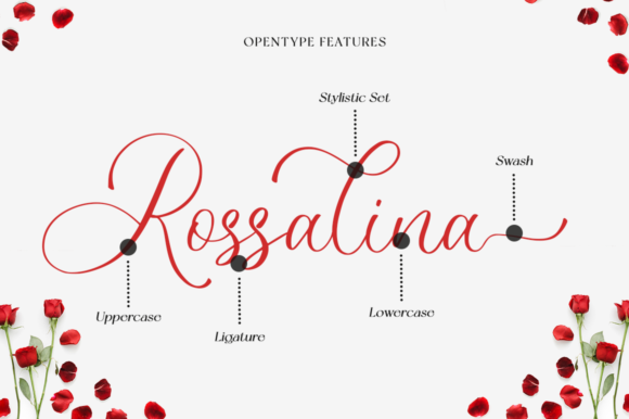 Romantic Rossie Font Poster 8