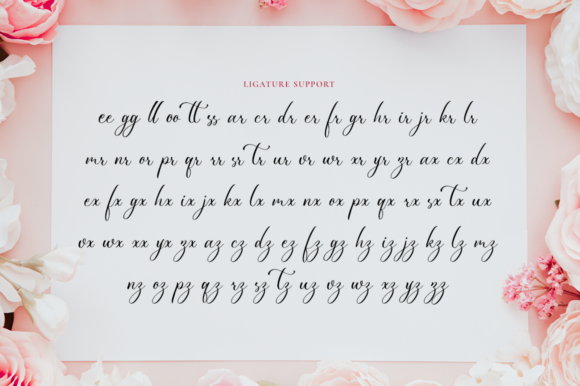 Romantically Font Poster 12