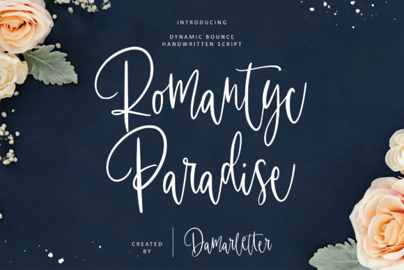 Romantyc Paradise Font