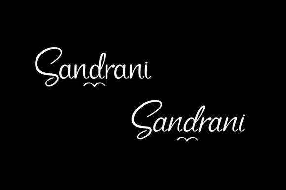 Sandrani Font Poster 2
