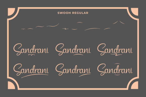 Sandrani Font Poster 6