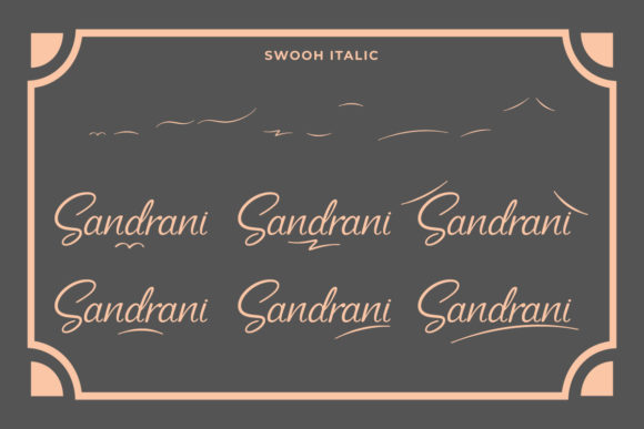 Sandrani Font Poster 10