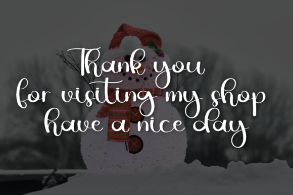 Santa Font Poster 5