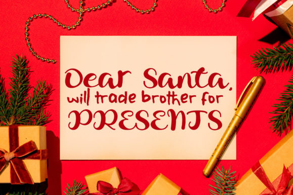 Santa Delight Font Poster 6