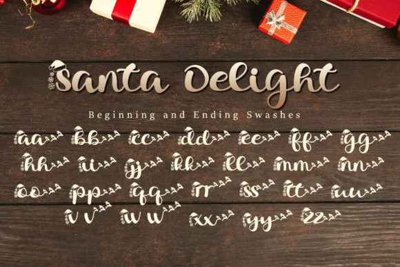 Santa Delight Font Poster 8