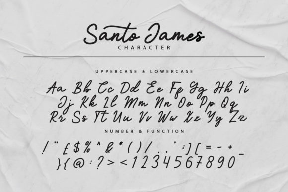 Santo James Font Poster 8