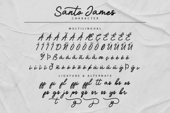 Santo James Font Poster 9