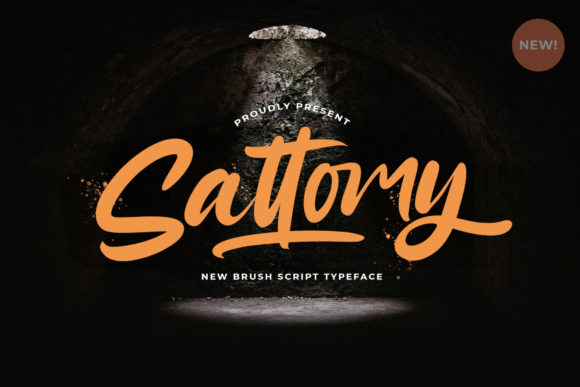 Sattomy Font Poster 16