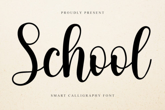 School Font Poster 1