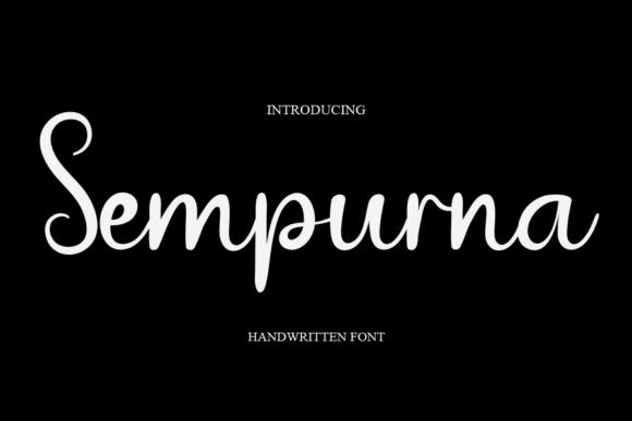 Sempurna Font Poster 1