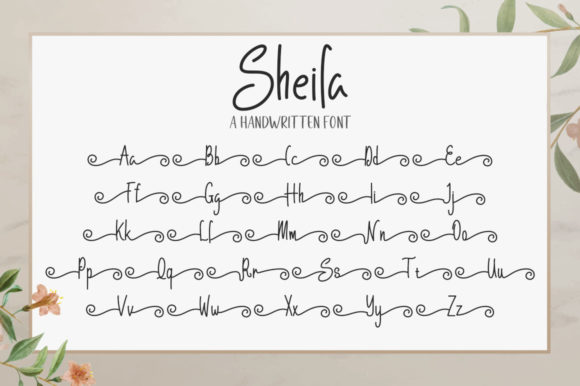 Sheila Font Poster 6