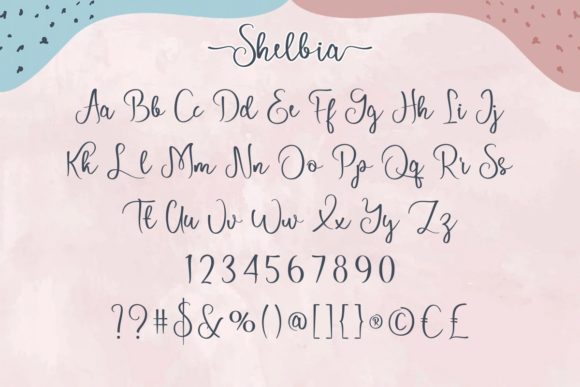 Shelbia Font Poster 4