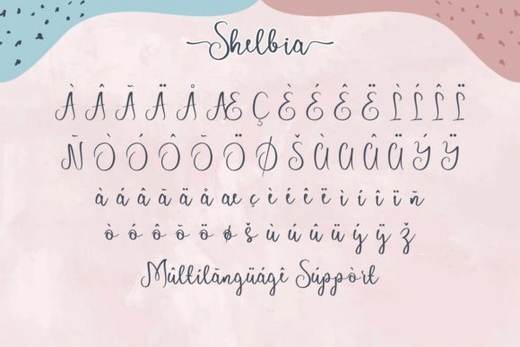 Shelbia Font Poster 6