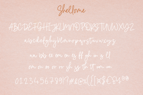 Shellome Font Poster 4