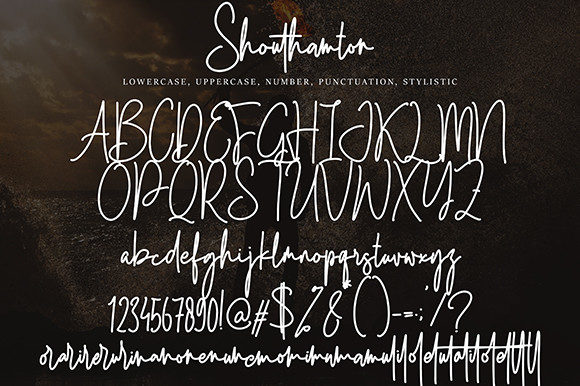 Shouthamton Font Poster 10