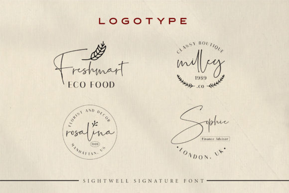 Sightwell Signature Font Poster 4