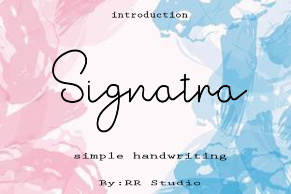 Signatra Font