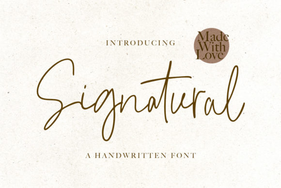 Signatural Font