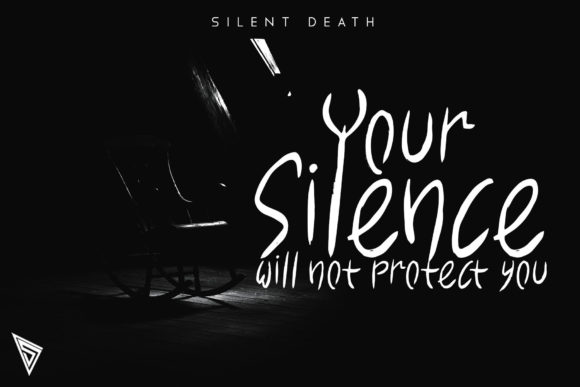 Silent Death Font Poster 2