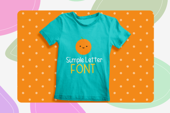 Simple Letter Font Poster 3