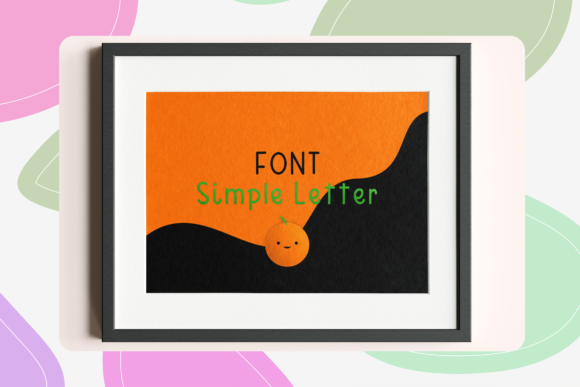 Simple Letter Font Poster 5