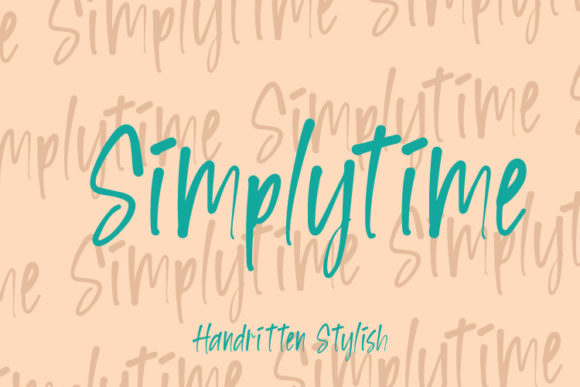 Simplytime Font Poster 4